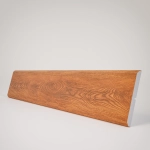 Wooden facade panel, polystyrene, golden oak, 18 cm x 1.9 cm x 200 cm (0.36 m²)