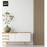 Zidni panel od lamela, zidne obloge, akustičan, sonoma hrast, 28x275cm