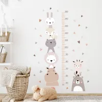 Wall sticker for children room, with animals, 113x67cm