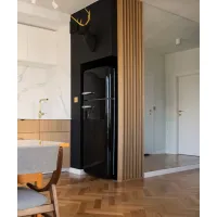 Fa lécek térelválasztó falakhoz (28x60 mm) (TERMÉSZETES TÖLGY)