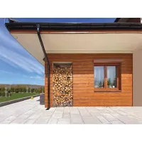 Fasadna obloga imitacija drveta, stiropor, zlatni hrast, 18 cm x 1,9 cm x 200 cm (0.36 m2)