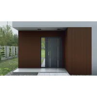 Drvena fasadna ploča, polistiren, orah, 20 cm x 1,5 cm x 198 cm