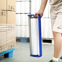 PVC stretch film dispenser, hand held, for 2-5 kg film rolls