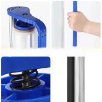 PVC stretch film dispenser, hand held, for 2-5 kg film rolls