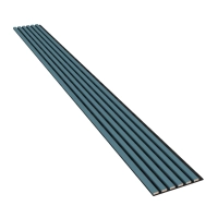 Akustični drveni panel, SKANDINAVSKO SIVO, 28x275cm (0.77 m²)