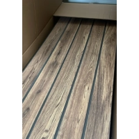 Facade panel, wood imitation, CRAFT LIGHT OAK, 120x50x2 cm, styrofoam (0.60 m²)