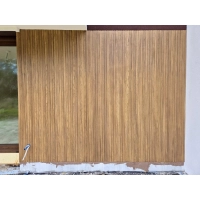 Fasadna obloga v roli, imitacija lesa, lamelle winchester, 260 cm x 18 cm x 0,3 cm (0,47 m²) [CLONE]
