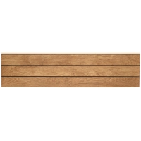 Facade panel, wood imitation, antique oak, 120x50x2 cm, styrofoam (0.60 m²)