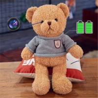 Wi-Fi Hidden Camera in Teddy Bear Toy, 128 GB SD