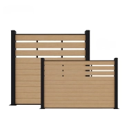 WPC fence board, MAPLE, 162x20 mm, 1750 mm length, wide slats
