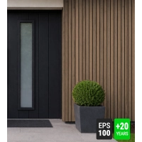 Fasadni panel, imitacija drveta, STARI ORAH, 120x50x2 cm, stiropor (0,60 m²)