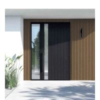 WPC fasadna obloga DARK TEAK/CRNA, 219x2900 mm, valovita tekstura, half co-extrusion (0,63 m²)