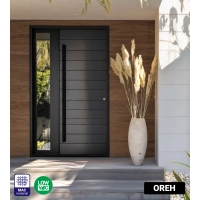 Homlokzati burkolat tekercsben, fautánzat, dió, 260cm x 16 cm x 0,3 cm (0,41 m²)