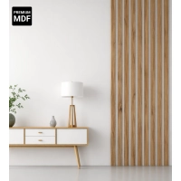 3D dekoratív lécek, fa lécek falakhoz, mennyezethez vagy válaszfalhoz (28x37 cm) (CATANIA TÖLGY)