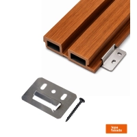 Metalne kopče za WPC fasadne panele (20 kom) + vijci