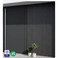 Lamelna fasadna obloga, imitacija drveta, GRAFIT, 260 x 18 x 0,3 cm (0,47 m²)