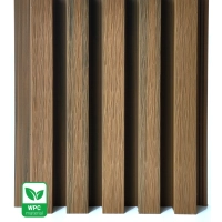 WPC fasadna ploča TEAK TWIX MINI, 5 letvica, 217x2900 mm, brušena tekstura