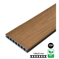 WPC terasna daska TIKOVINA, tekstura drveta, 148x22 mm, duljina 290 cm