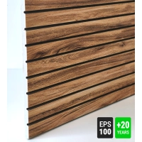 Fasadni panel, imitacija drveta, SIBIRSKI ARIŠ, 120x50x2 cm, stiropor (0,60 m²)