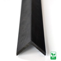 Zaključni L profil za WPC leseni paneli, 2900 mm (ČRNA)