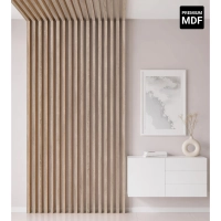 3D Lamella falburkolat, MDF (sonoma tölgy) 16x28mm