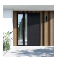 WPC fasadna ploča TEAK/CRNA, ČETKANA tekstura, 219x2900 mm, dvobojna (0,63 m²)