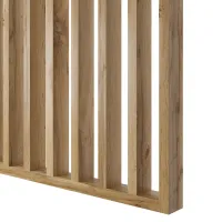 DYI Wooden partition wall (oak wotan)