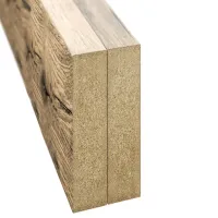 DYI Wooden partition wall (oak wotan)