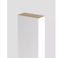 Decorative 3D wall wood slat, MDF, for wall or partition walls (28x60mm) (oak)