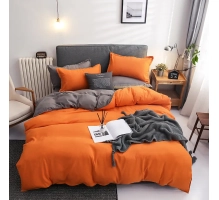 Bedding set 200x220cm, GLOW orange, 4 parts