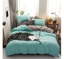 Bedding set 200x220cm, GLOW turkizna, 4 parts