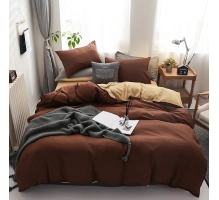 Bedding set 200x220cm, GLOW brown, 4 parts