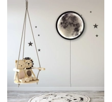 Stenska LED luč LUNA z možnostjo zatemnitve, skandinavski dizajn, 24 cm