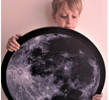 Stenska LED luč LUNA z možnostjo zatemnitve, skandinavski dizajn, 24 cm