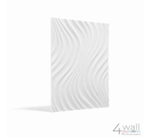 3D stenski paneli Choppy Curled, 80x100cm, mavec