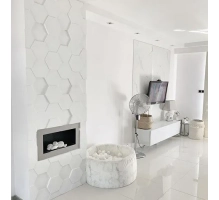 3D stenski paneli Honey, 70x80cm, mavec