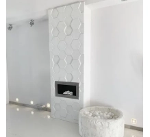 3D stenski paneli Honey, 70x80cm, mavec