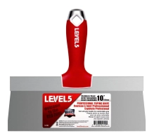 25 cm Glettelő Spakli Soft Grip Nyéllel LEVEL5 5-136