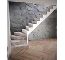 3D panel za steno, dekorativni beton, CRYSTAL PB 05