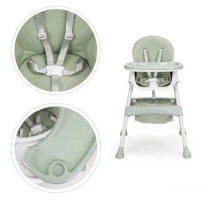 Baby high chair 2 in 1, azure, NOAH