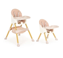 Baby high chair 2 in 1, pink, NOAH