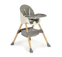 Baby high chair 2in1, gray, NOAH