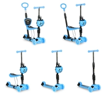 Children scooter 3 in 1, Ladybug, blue