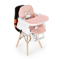 Otroški stol 2v1, roza, Ecotoys, 87x63x56cm