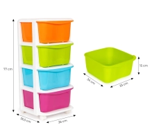 Organizator za igrače, Ecotoys, 77x35,5x36cm