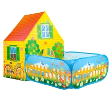 Otroška šotorska hišica bazen, Ecotoys, 150x110x90cm