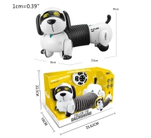 Robot dog DOGGY, dachshund, kid toy, remote control + following