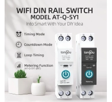 WI-FI pametan osigurač brez mjerenjem, 1P 10-63A, DIN tračnica za pametni dom