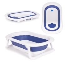 Folding children baby bathtub, green, Ecotoys [CLONE]