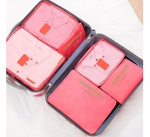6 pieces organizer for travel, bag for luggage